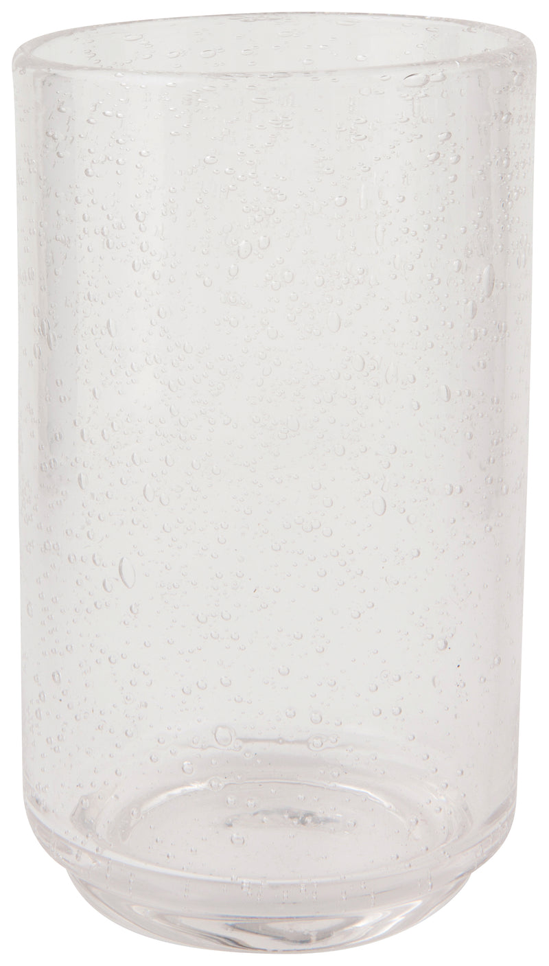 Bubbled Glass 17 oz - Clear