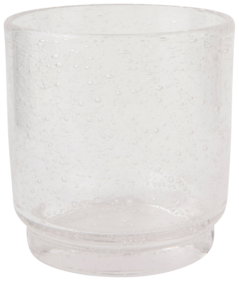 Bubbled Glass 12 oz - Clear