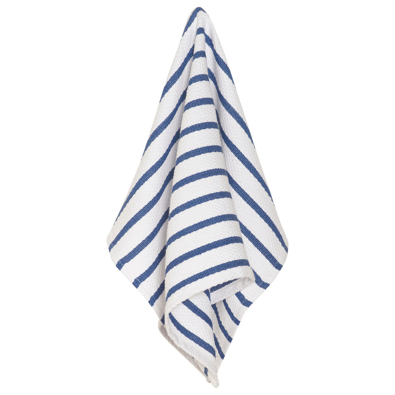 Basketweave Royal Blue Dishtowel
