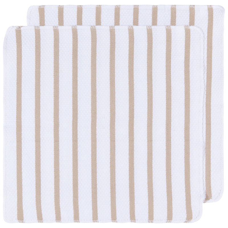 Basketweave Sandstone Dishcloths Set of 2