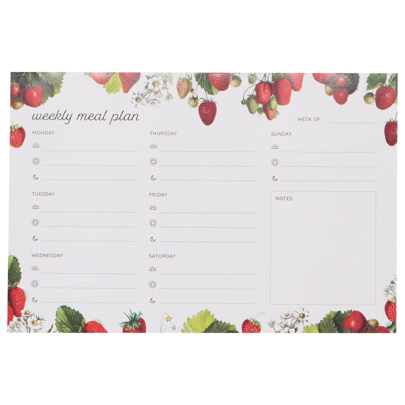 Vintage Strawberries Weekly Meal Planner
