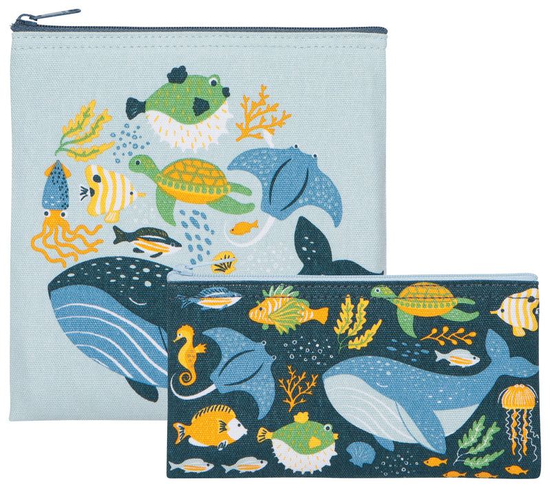 Under The Sea Snack Bags Set of 2