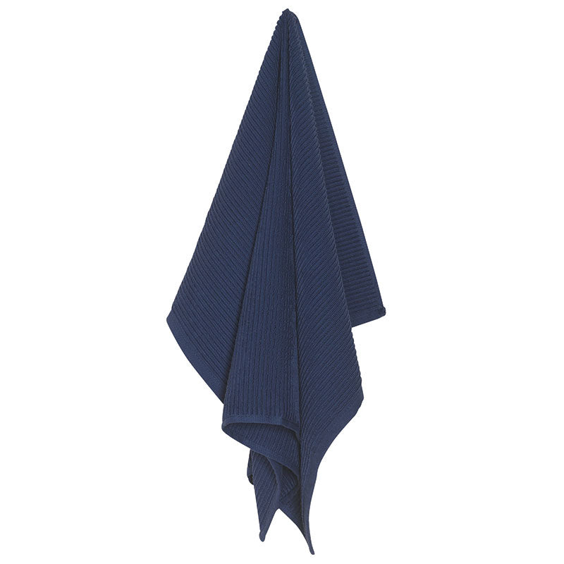 Kitchen Towel Ripple Indigo