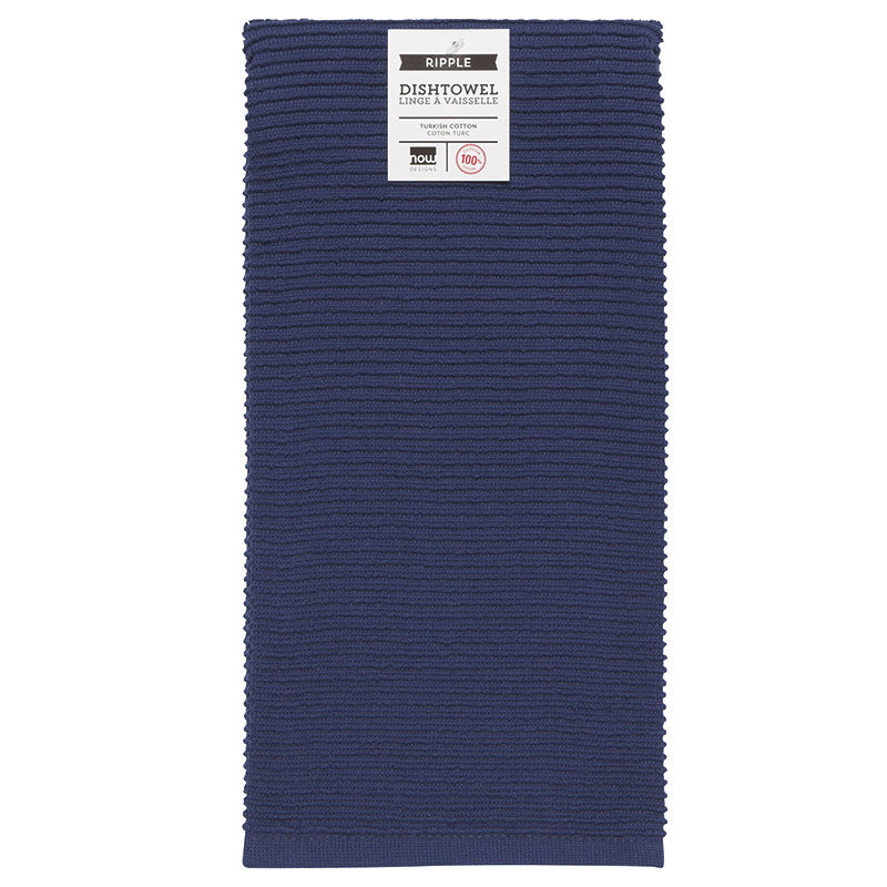 Kitchen Towel Ripple Indigo