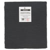 Kitchen Towel Ripple Black