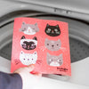 Dishcloth Swedish Cats Meow in laundry