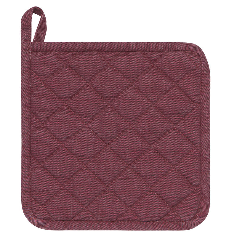 Potholder Stonewash Heirloom Wine