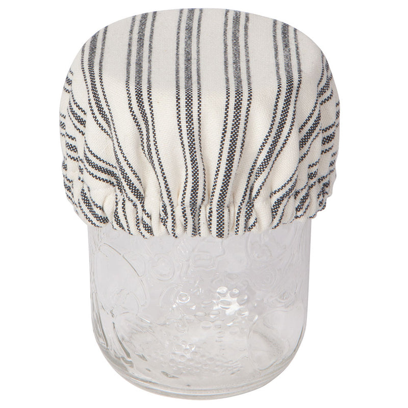 Set of 3 Mini Bowl Covers - Ticking Stripe medium