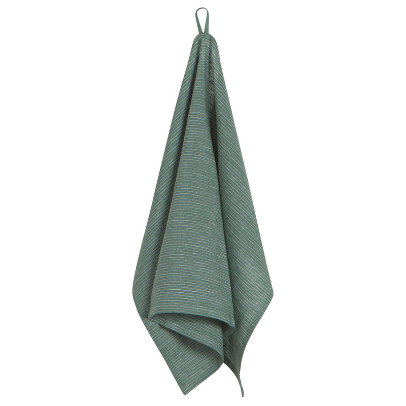 Linen Tea Towel Heirloom Jade