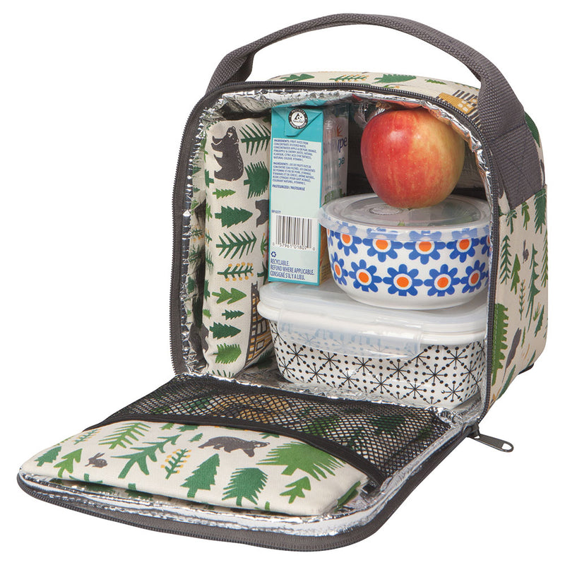 Let's Do Lunch Bag Wild & Free open with food