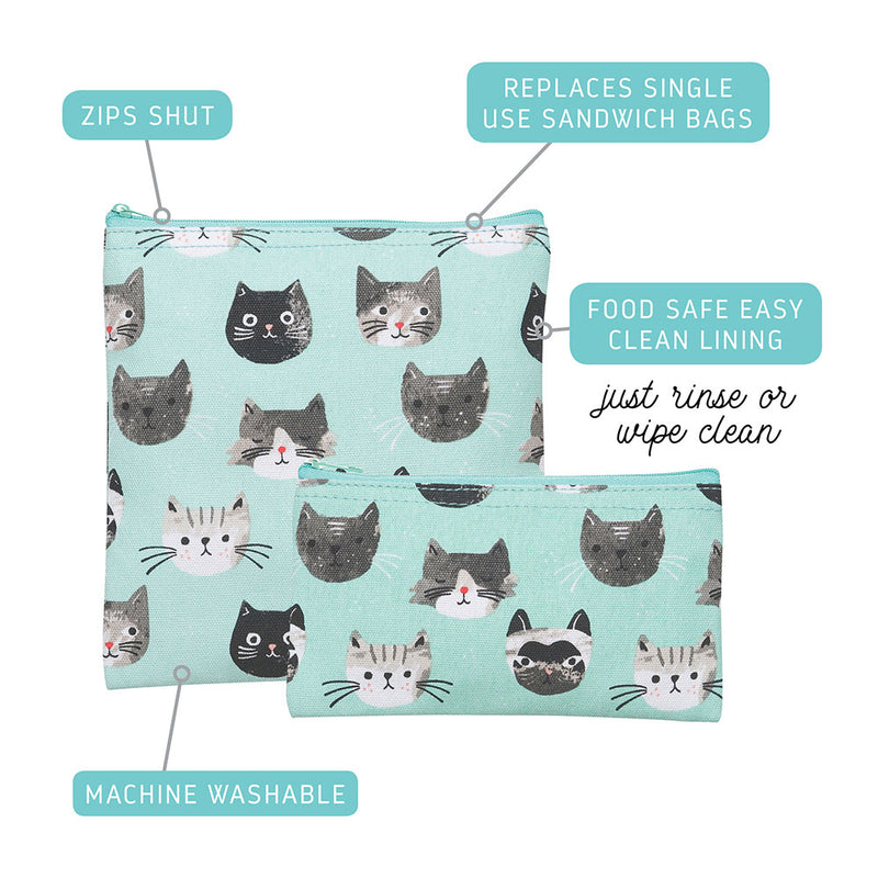 Bag Snack S/2 Cats Meow Description