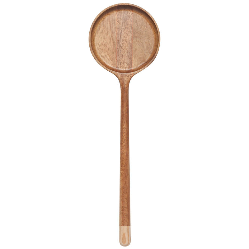 Set of 2 Globe Servers Set/2 Acacia wood spoon