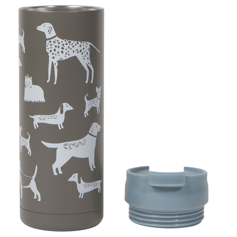 Mug Travel Dog Days with lid off
