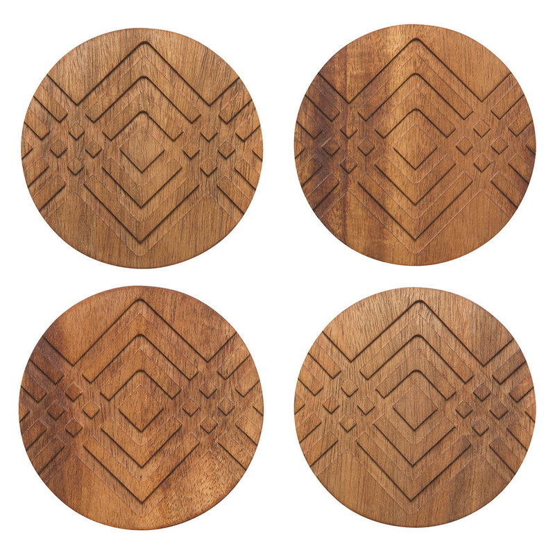 Set of 4 Facet Geo Coasters
