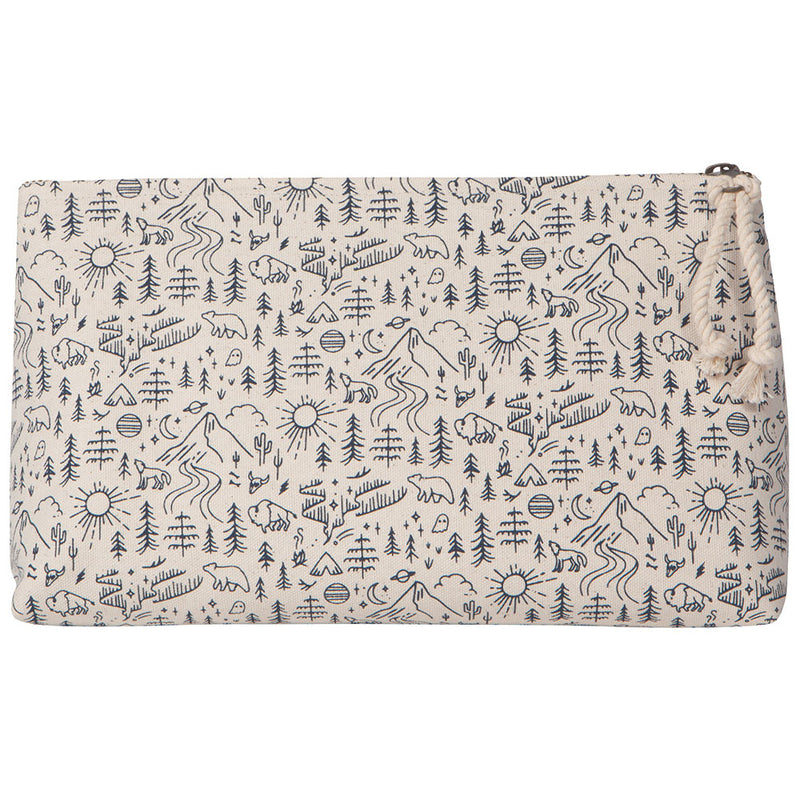 Bag Cotton Cosm Lg Stay Wild