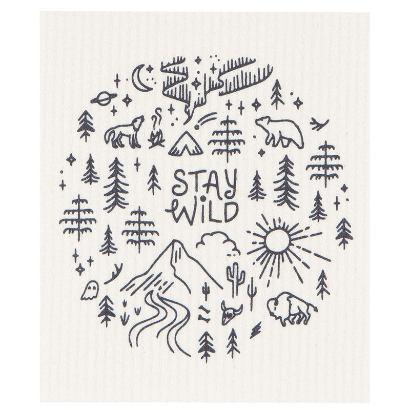 Dishcloth Swedish Stay Wild