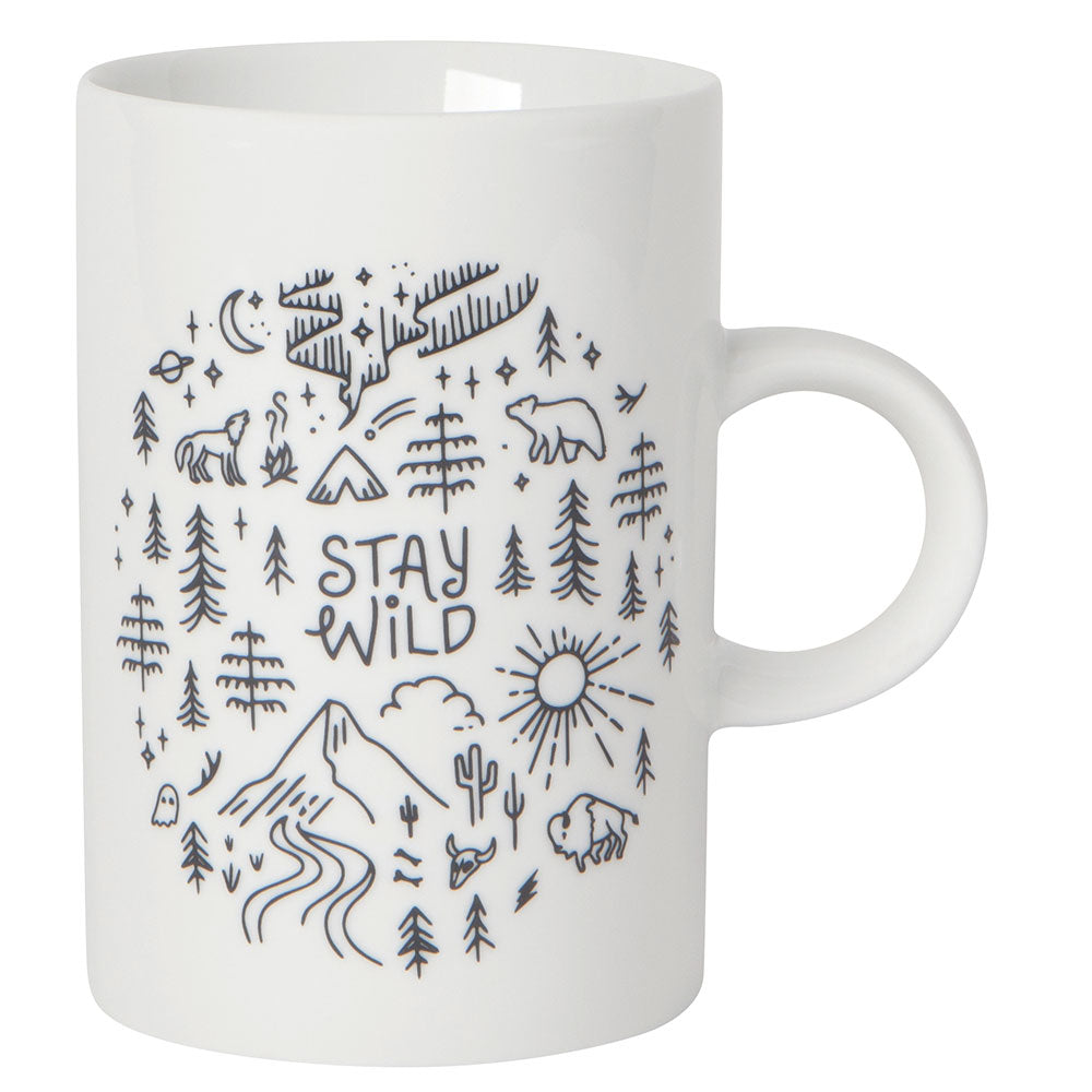 Woman with Mug Stay Wild 