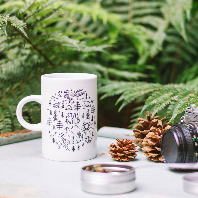 Mug Stay Wild outside