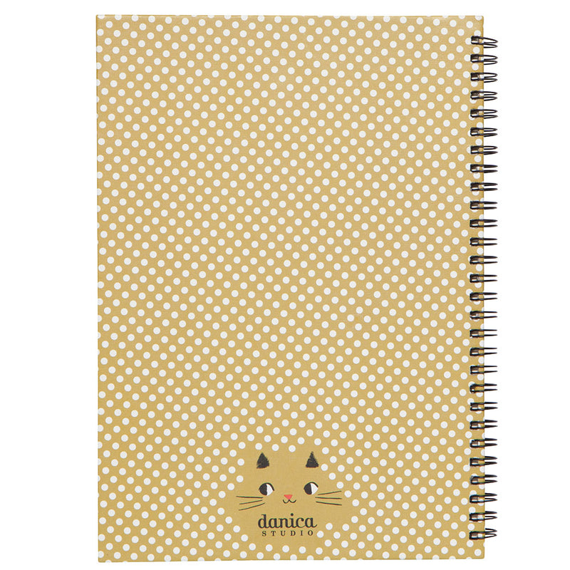 Notebook Ring Bound Meow Meow back