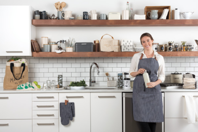 Danica Bread Bin Charcoal Small