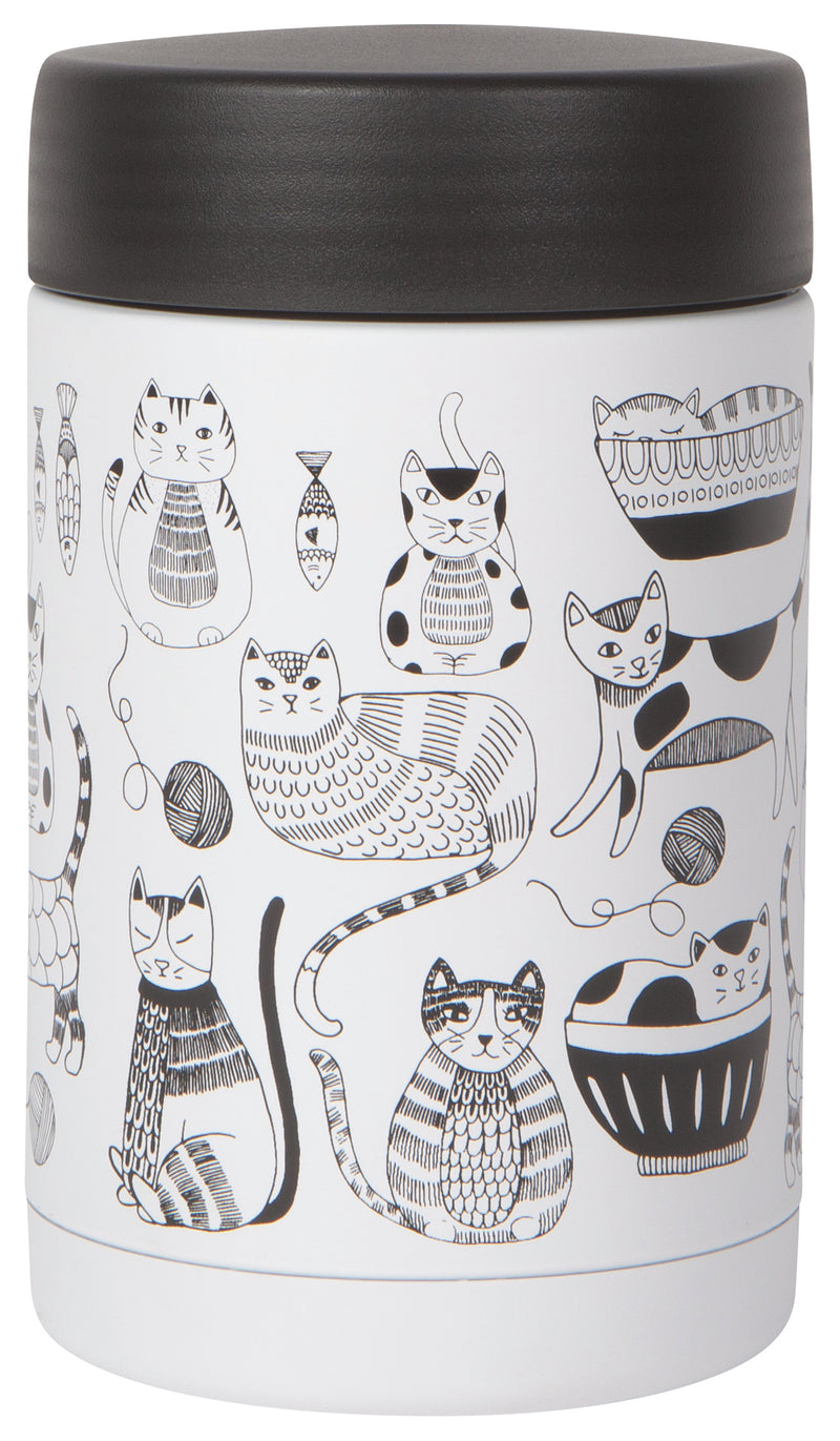 Danica Food Thermos Stainless Steel Large Purr Party Cats