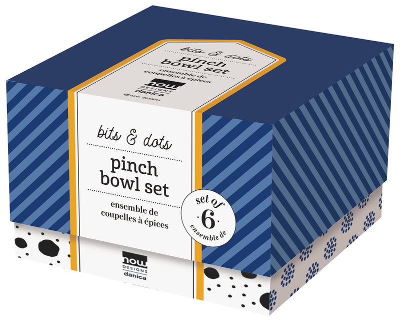 Danica Pinch Bowl Set of 6 Bits Dots Multi