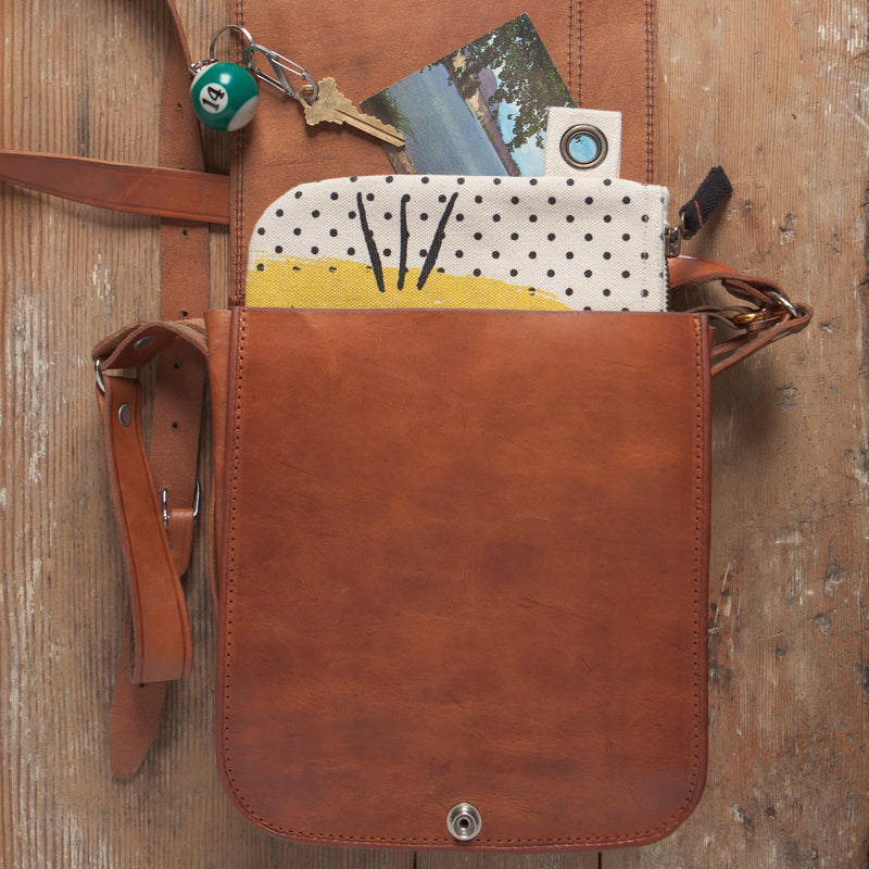 Danica Pouch with Zipper Large Cat Meow