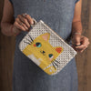 Danica Pouch with Zipper Large Cat Meow
