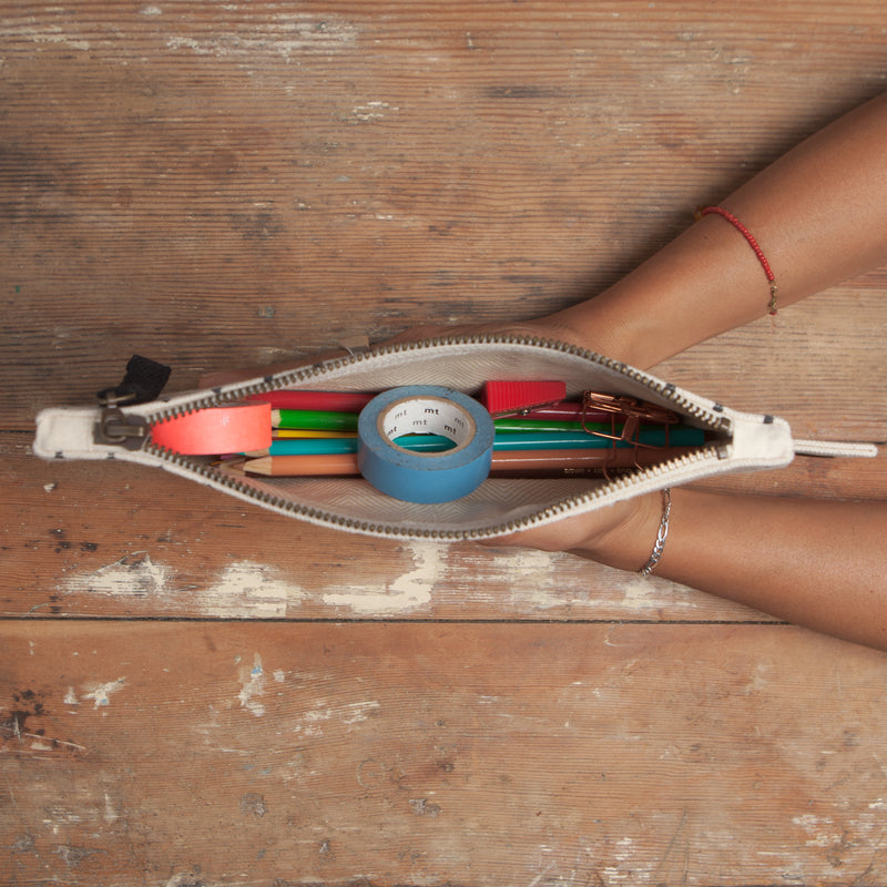 Danica Pouch with Zipper Large Cat Meow