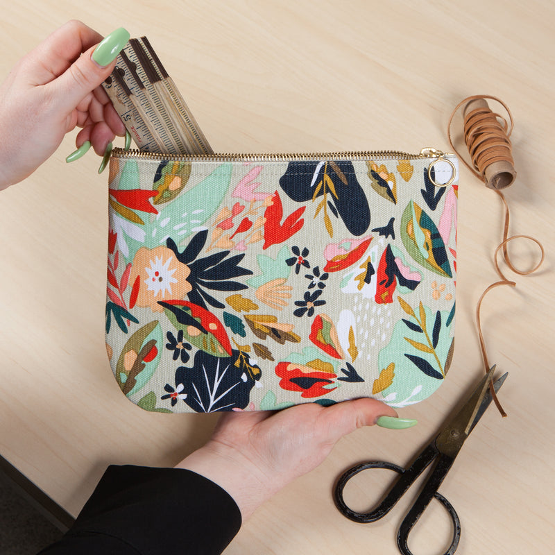 Danica Pouch with Zipper Large Superbloom