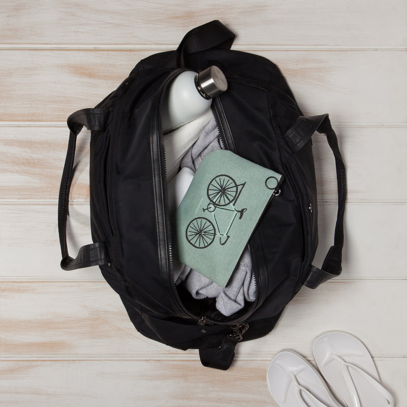 Danica Pouch with Zipper Small Bicycle Wild Riders