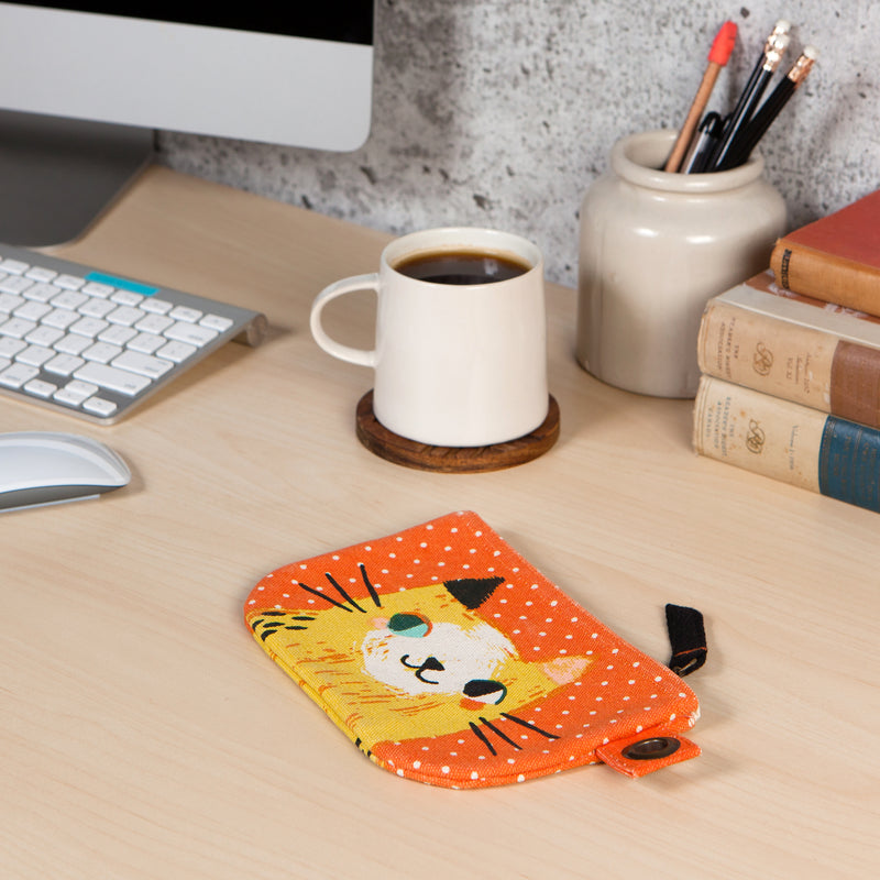 Danica Pouch with Zipper Small Meow Meow