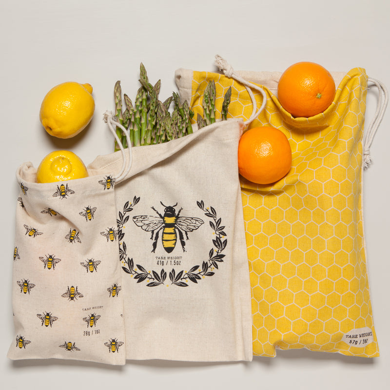 Danica Produce Bag Reusable Busy Bee Set of 3
