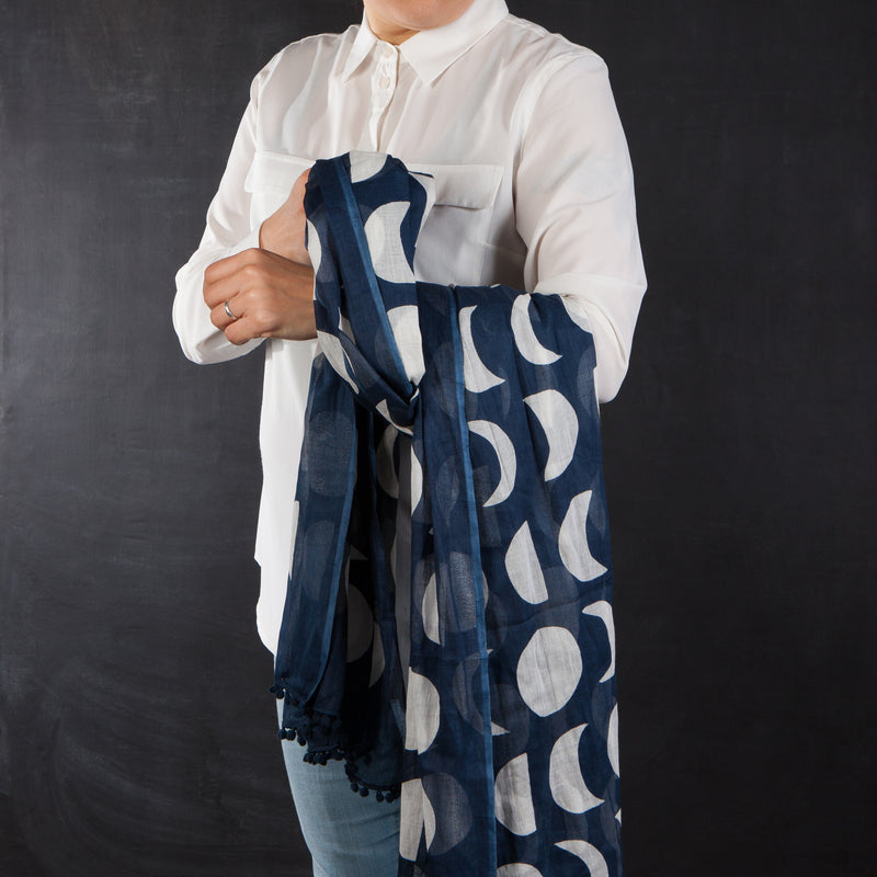 Danica Scarf Cotton Fashion Ink