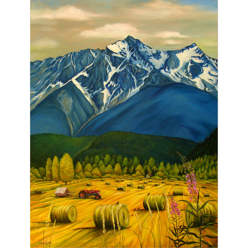 Hill's Coop - Karen Love Art Greeting Card