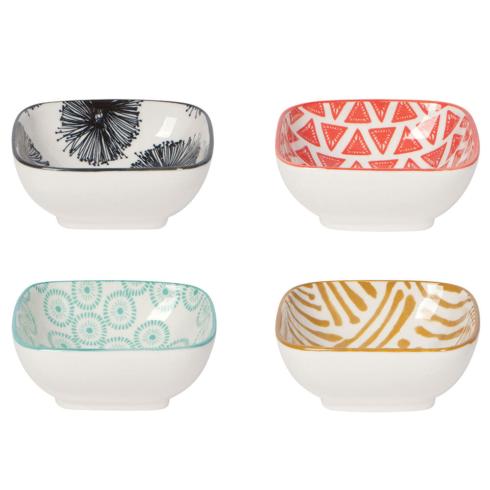 Pinch Bowl Sq Set/4 Mix & Prep