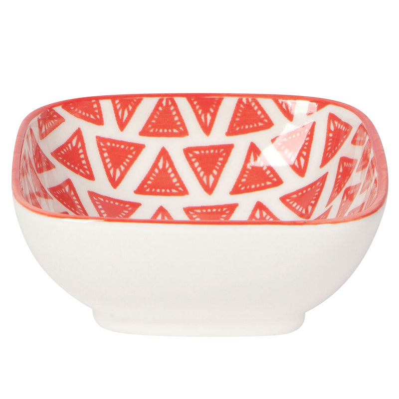 Pinch Bowl Sq Set/4 Mix & Prep red design