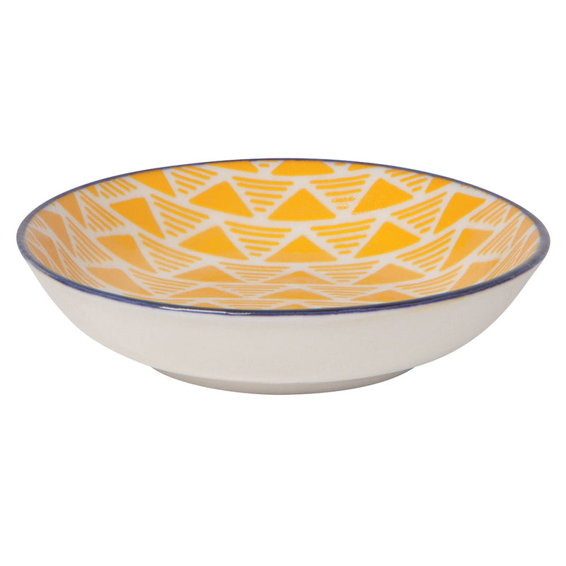 Pinch Bowl Set/6 Bits Dots Multi yellow design