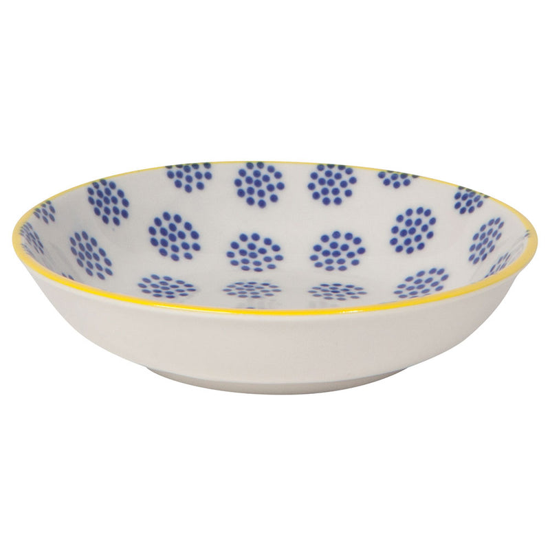 Pinch Bowl Set/6 Bits Dots Multi blue design