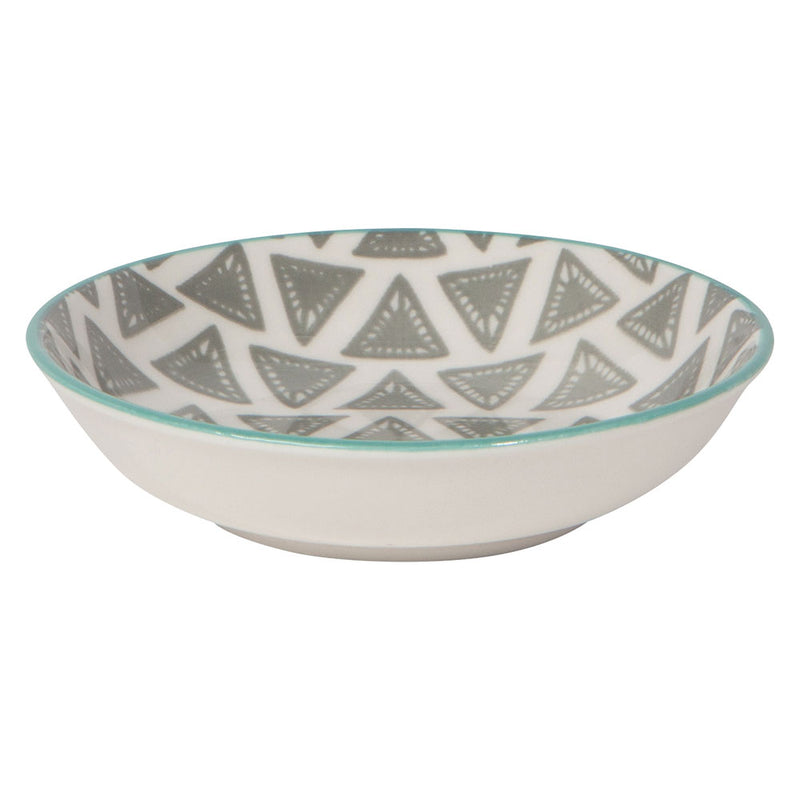 Pinch Bowl Set/6 Bits Dots Multi gray design
