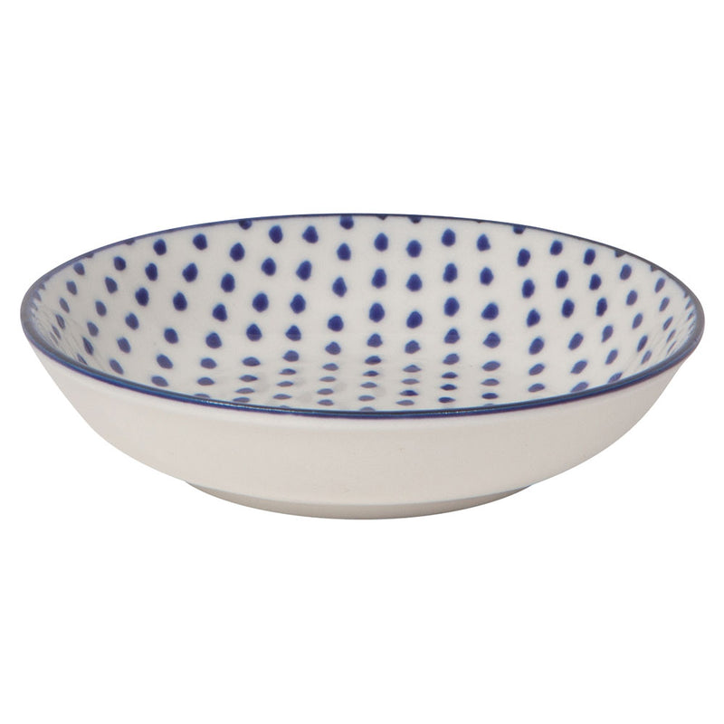 Pinch Bowl Set/6 Bits Dots Multi blue dots