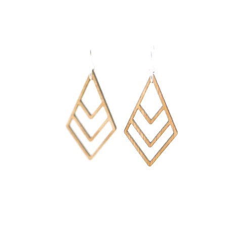 Woman wearing Mano Earrings