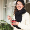 Woman using Food Thermos Roam Sm Buffalo Check