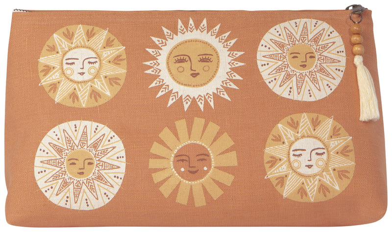 Danica Soleil Linen Cosmetic and Toiletry Bag Large