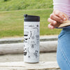 Danica Travel Mug Stainless Steel Cat Purr Party